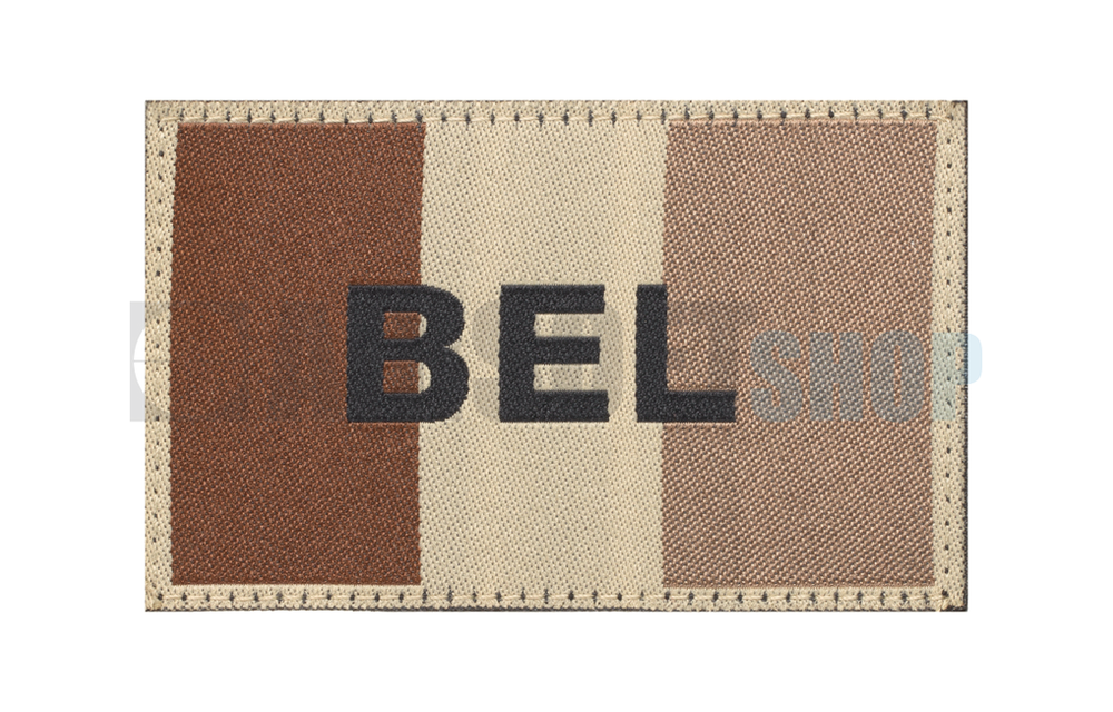 Belgium Flag Patch (Desert)