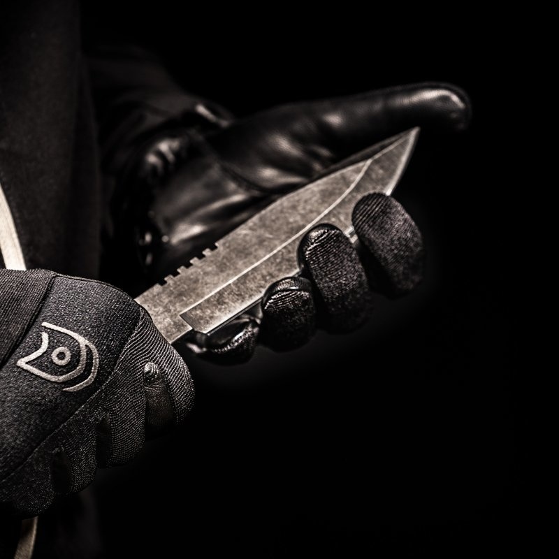 8108B 2nd Skin Gloves (Black)