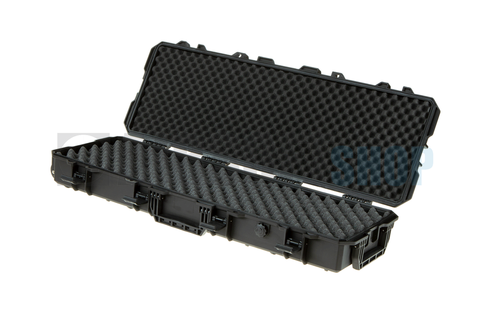 Rifle Hard Case 100cm (Wave Foam) (Black)