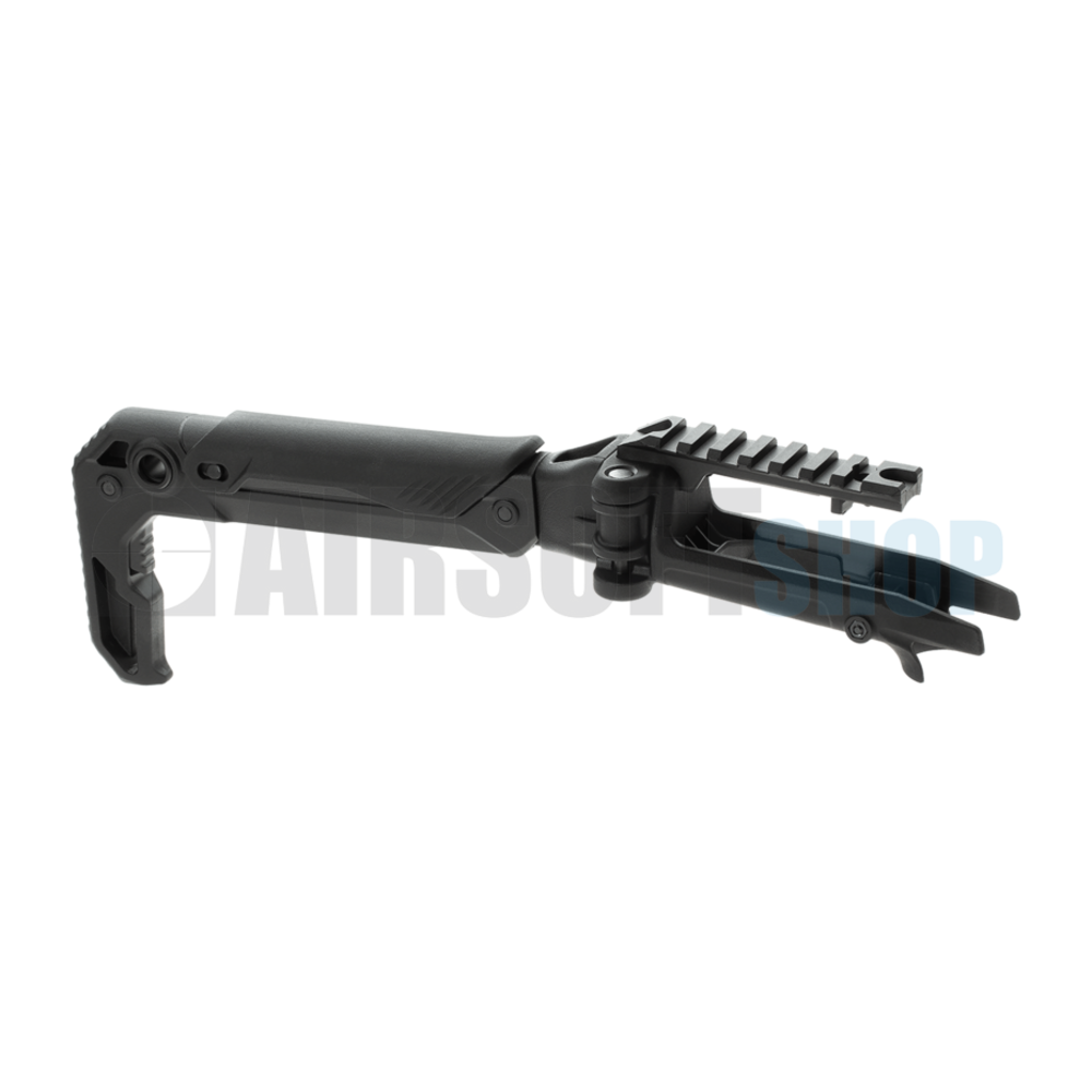 Action Army AAP-01 Folding Stock (Black). - Airsoftshop Belgique