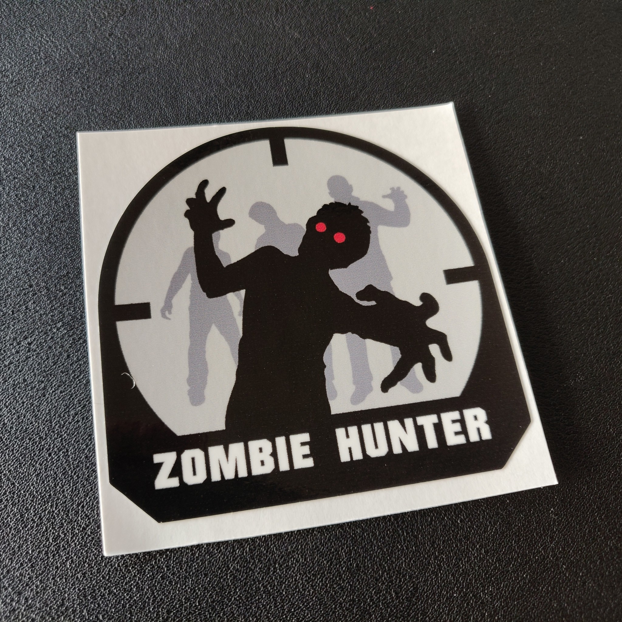 Zombie Hunter Sticker (Color)