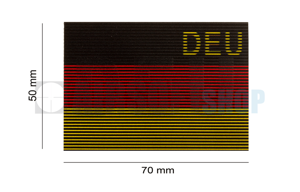 Dual IR Patch DEU (Germany) (Color)