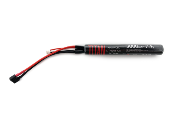 7.4V 3000mAh Li-Ion Battery (Stick - Deans)