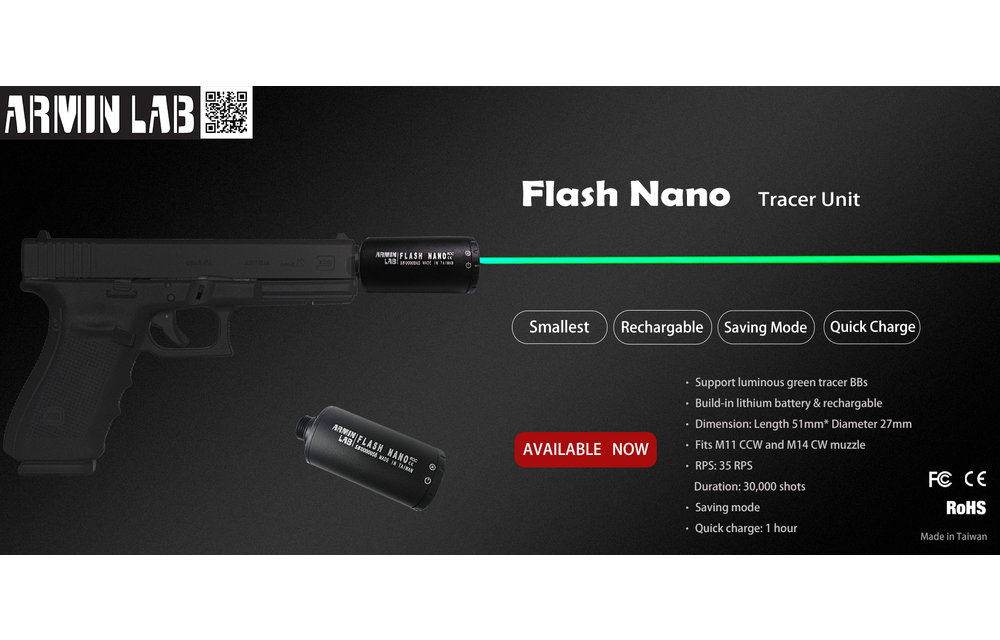 Flash Nano Tracer Unit (Black)