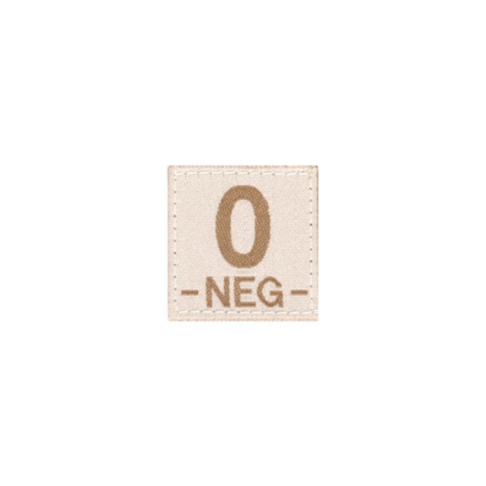 O NEG Bloodgroup Patch (Desert)