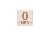 O NEG Bloodgroup Patch (Desert)