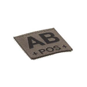 AB POS Bloodgroup Patch (RAL7013)