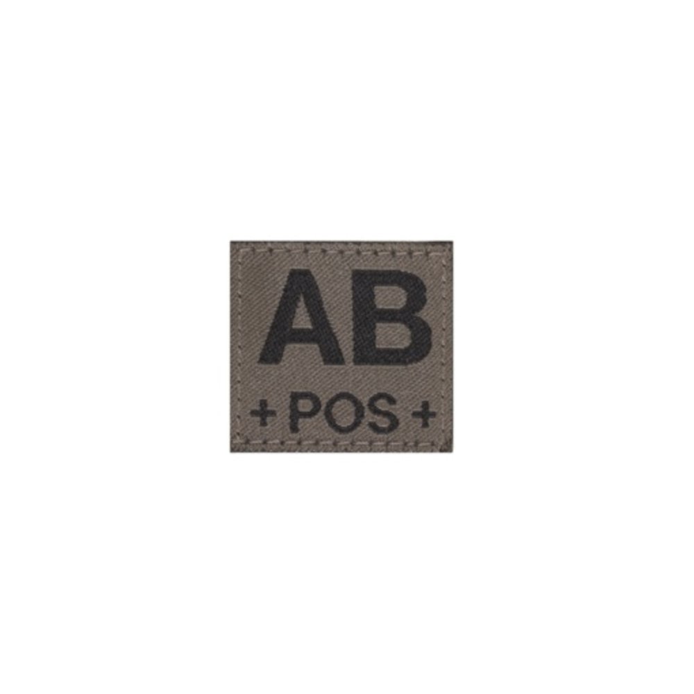 AB POS Bloodgroup Patch (RAL7013)