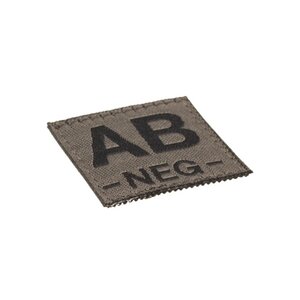AB NEG Bloodgroup Patch (RAL7013)