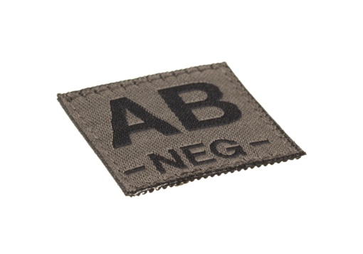 AB NEG Bloodgroup Patch (RAL7013)