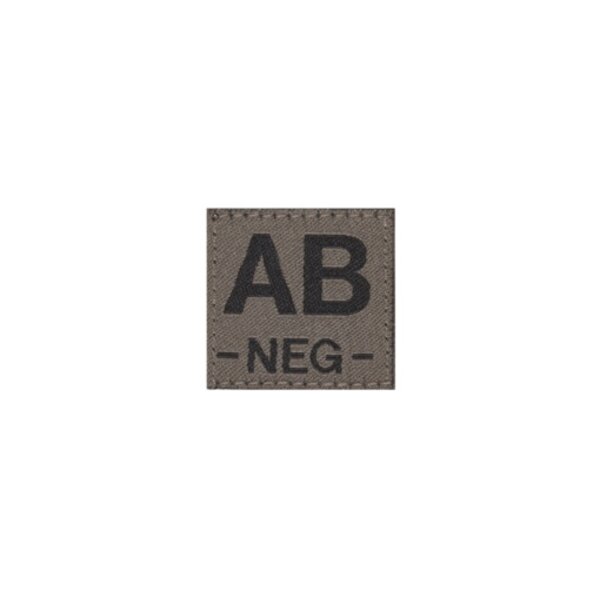 AB NEG Bloodgroup Patch (RAL7013)