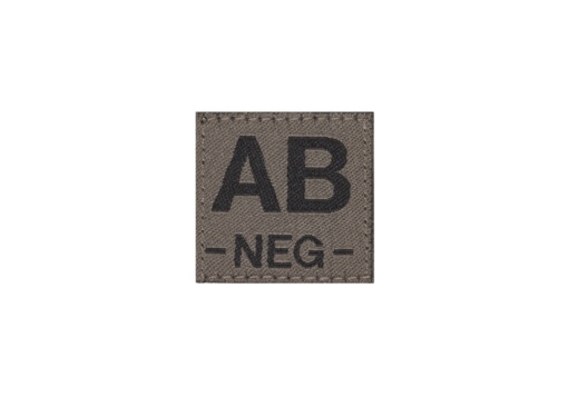 AB NEG Bloodgroup Patch (RAL7013)