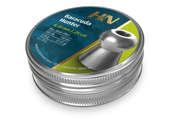 Baracuda Hunter 6.35mm Pellets 150pcs (1,78g)