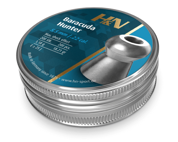 Baracuda Hunter 5.5mm Pellets 200pcs (1.18g)
