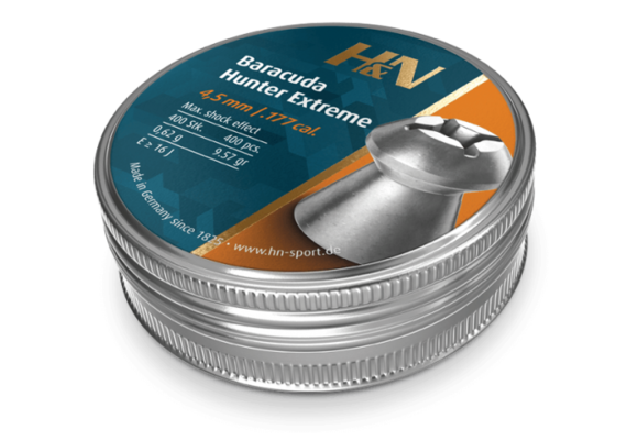 Baracuda Hunter Extreme 4.5mm Pellets 400pcs (0,62g)