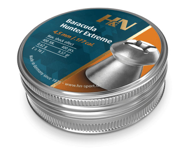Baracuda Hunter Extreme 4.5mm Pellets 400pcs (0,62g)
