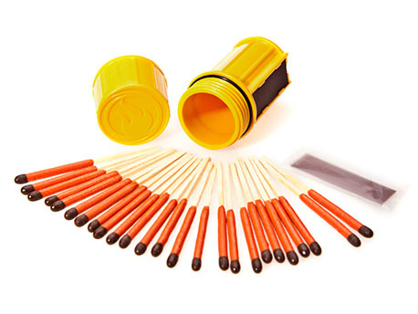 Stormproof Match Kit (25Pcs) (Orange)