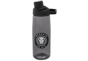 Drinking Bottle Chute 0.75 liter Hydrate Or Die (Grey)