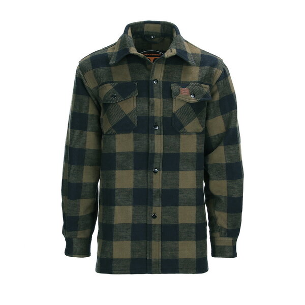 Lumberjack Flannel Shirt (Black/Olive)