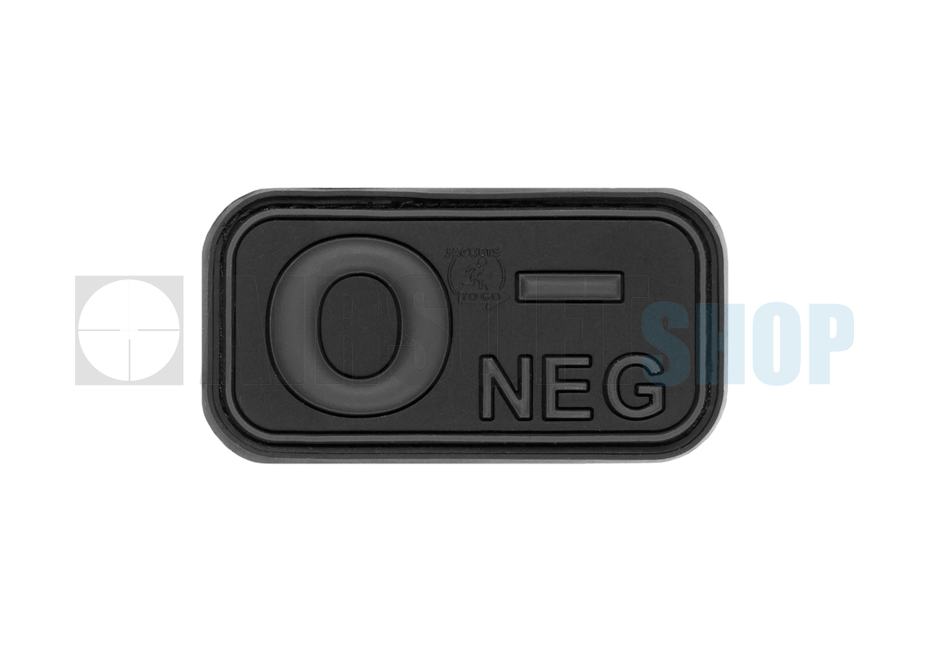 Bloodtype Rubber Patch O NEG (Blackops)