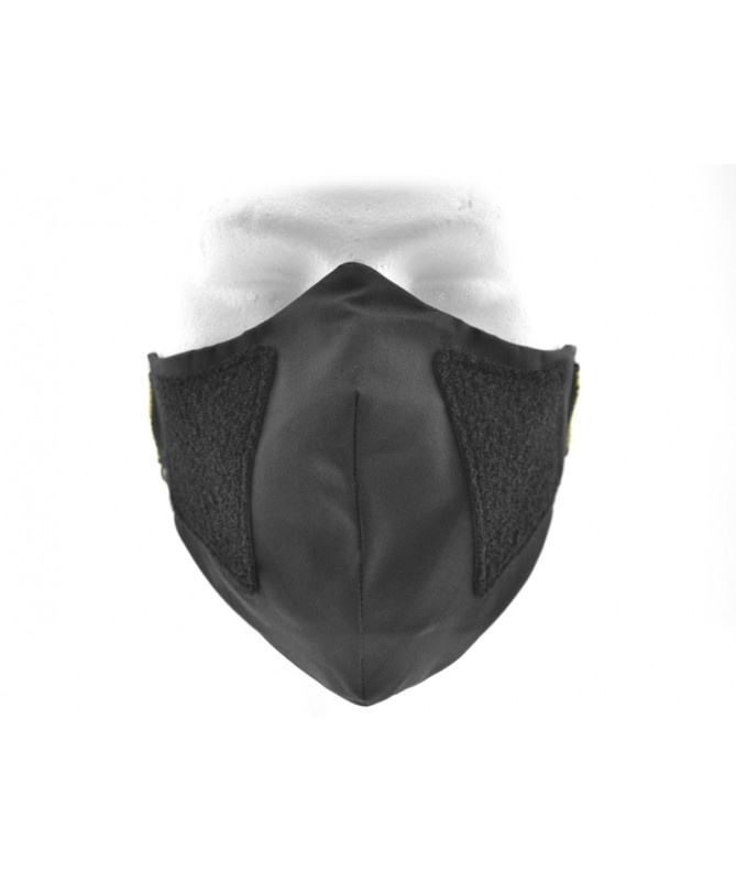 Face Mask With Velcro (Black)