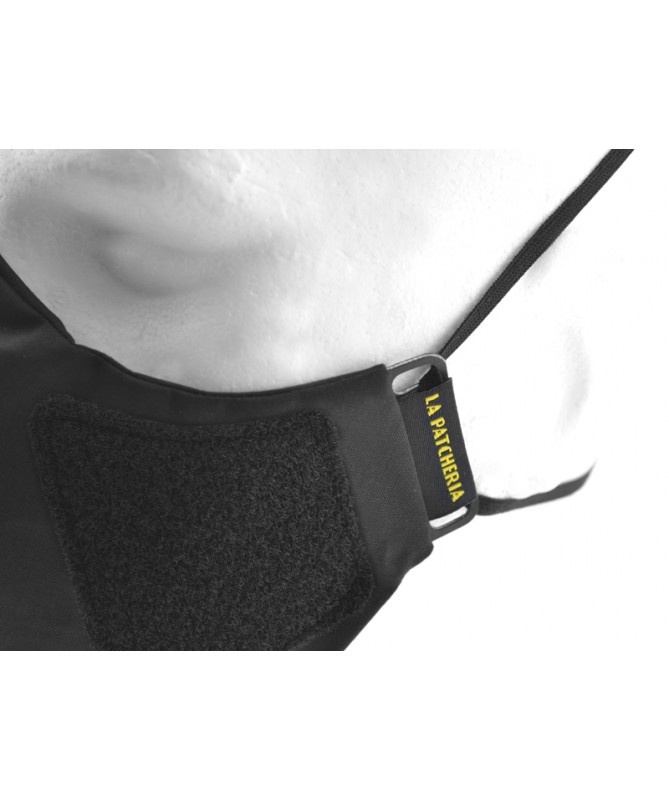 Face Mask With Velcro (Black)