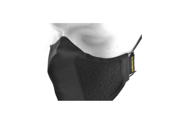 Face Mask With Velcro (Black)