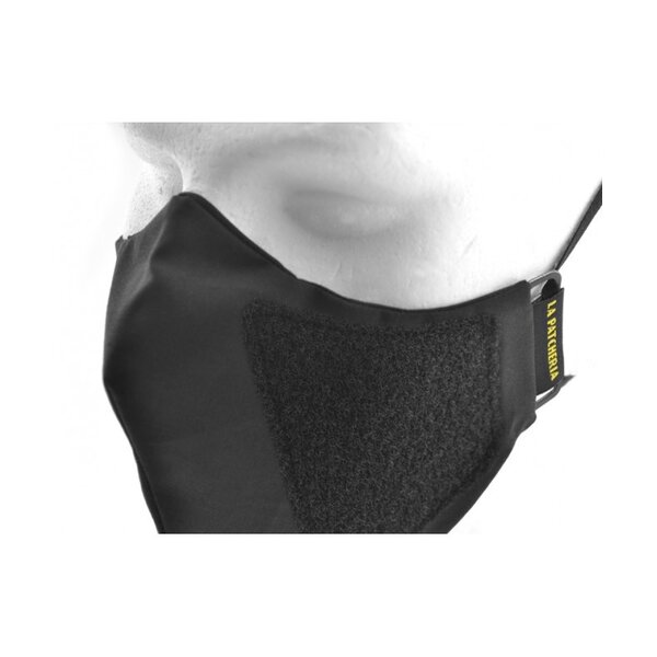Face Mask With Velcro (Black)