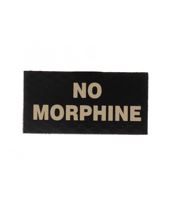 No Morphine IR Patch (Black)