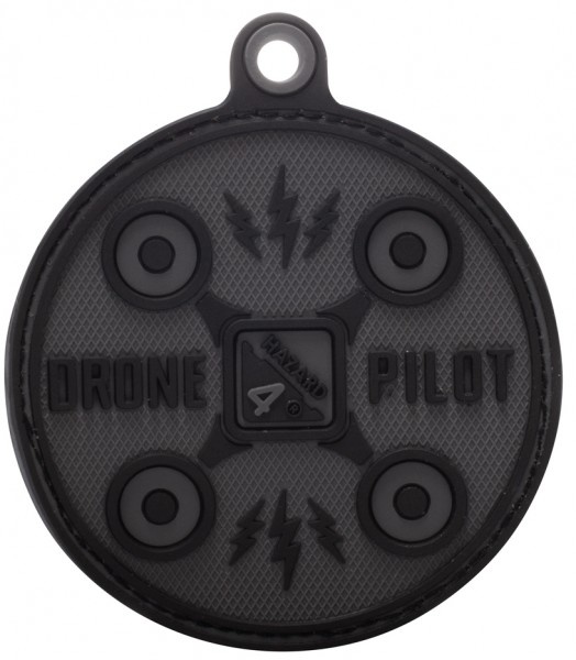 Drone Pilot PVC Patch (Black)