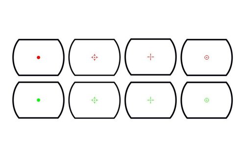 RIS Open Reflex Sight Red Dot (Black)