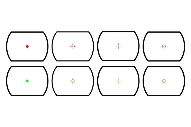 RIS Open Reflex Sight Red Dot (Black)