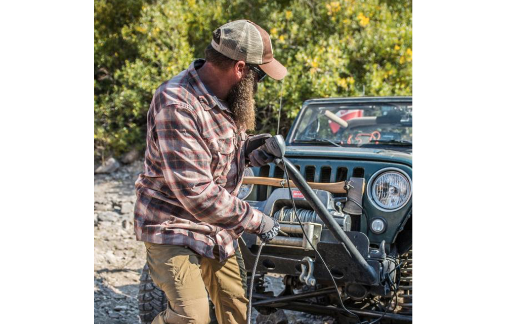 Defender MK2 Pilgrim Shirt (Rust Plaid)