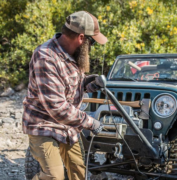 Defender MK2 Pilgrim Shirt (Rust Plaid)