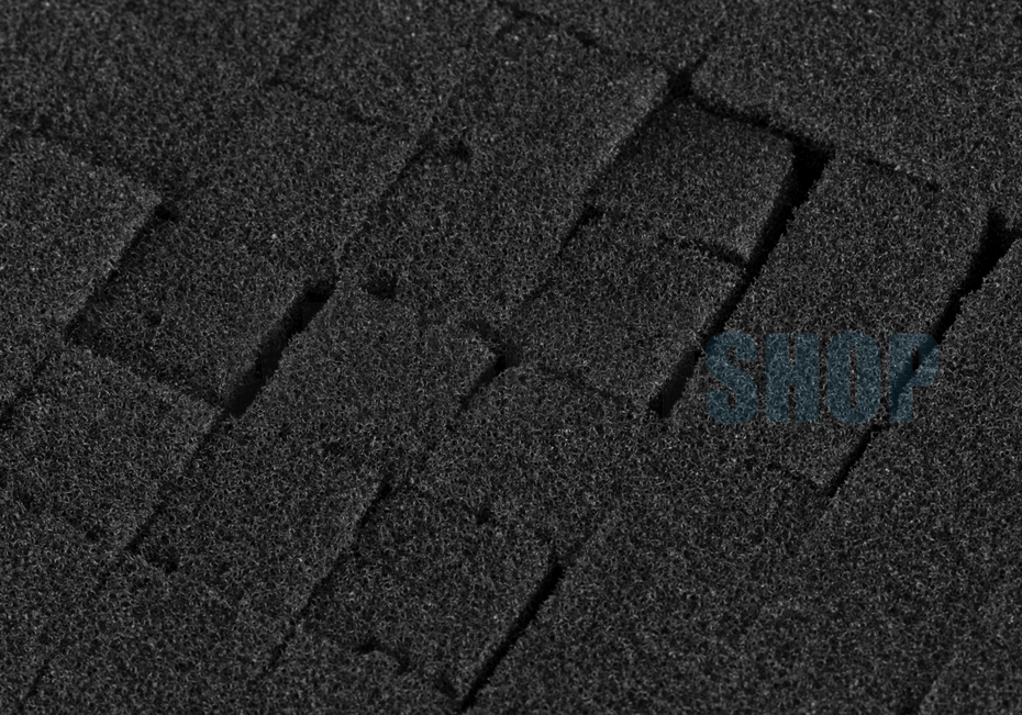 Rifle Hard Case 136cm (Pluck Foam) (Black)