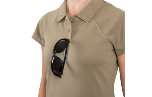 Women’s UTL Polo Shirt (TopCool Lite) (Black)