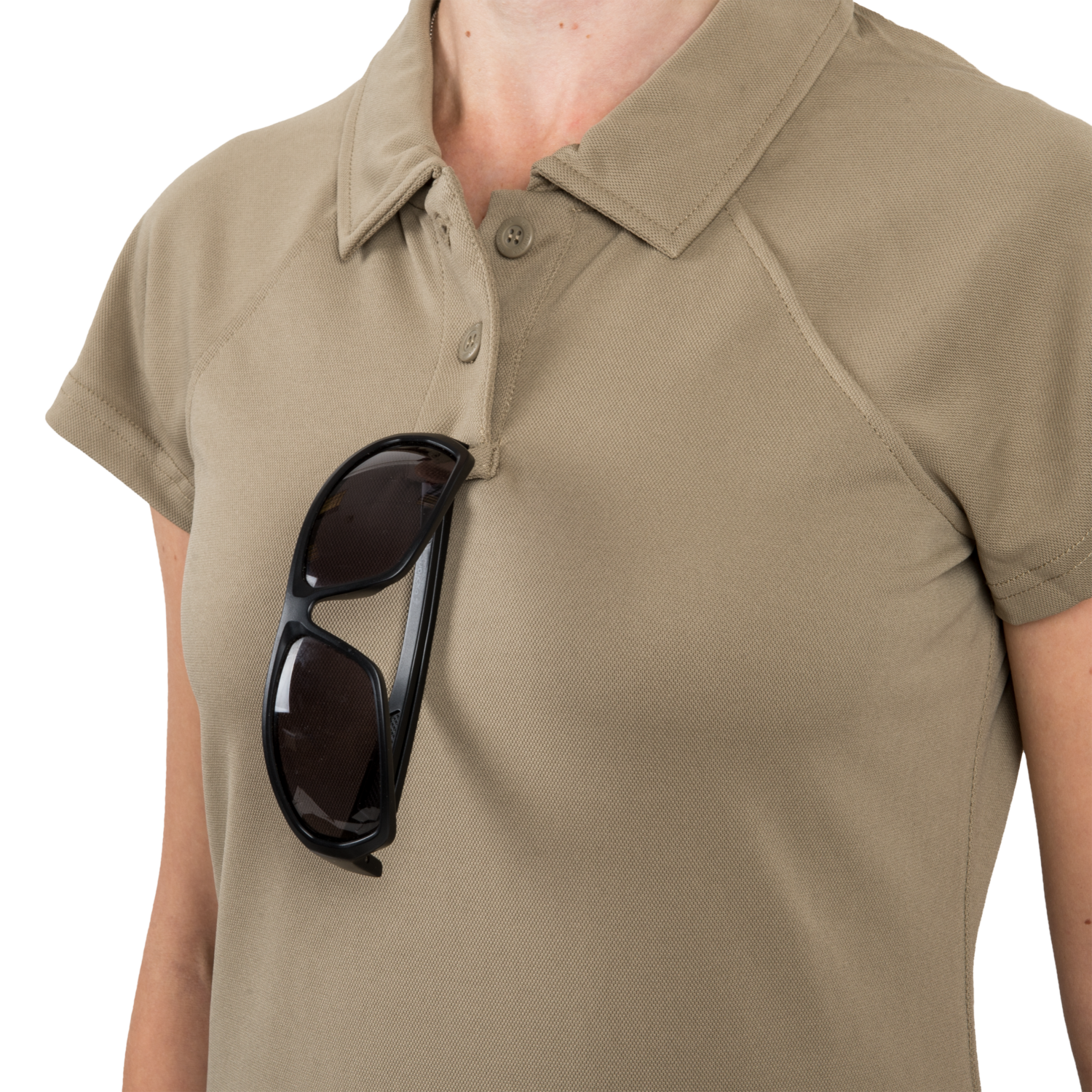 Women’s UTL Polo Shirt (TopCool Lite) (Black)