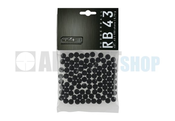 T4E .43 Practice Rubber Balls 100rds
