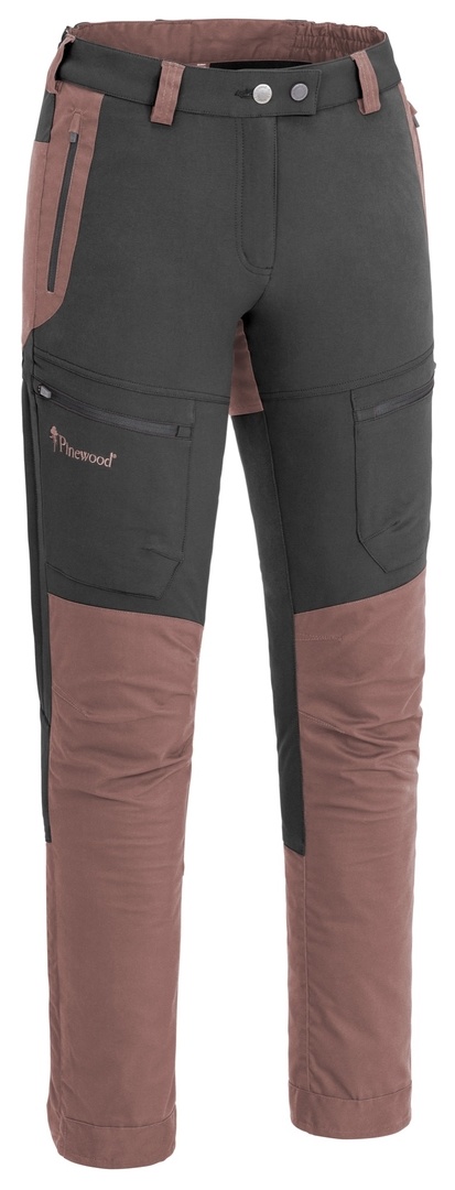 Dames Finnveden Hybrid Broek (Roze Bruin/Antraciet)