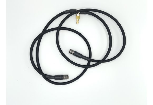 Dual Braided US Air Line 35 Inch (Black)