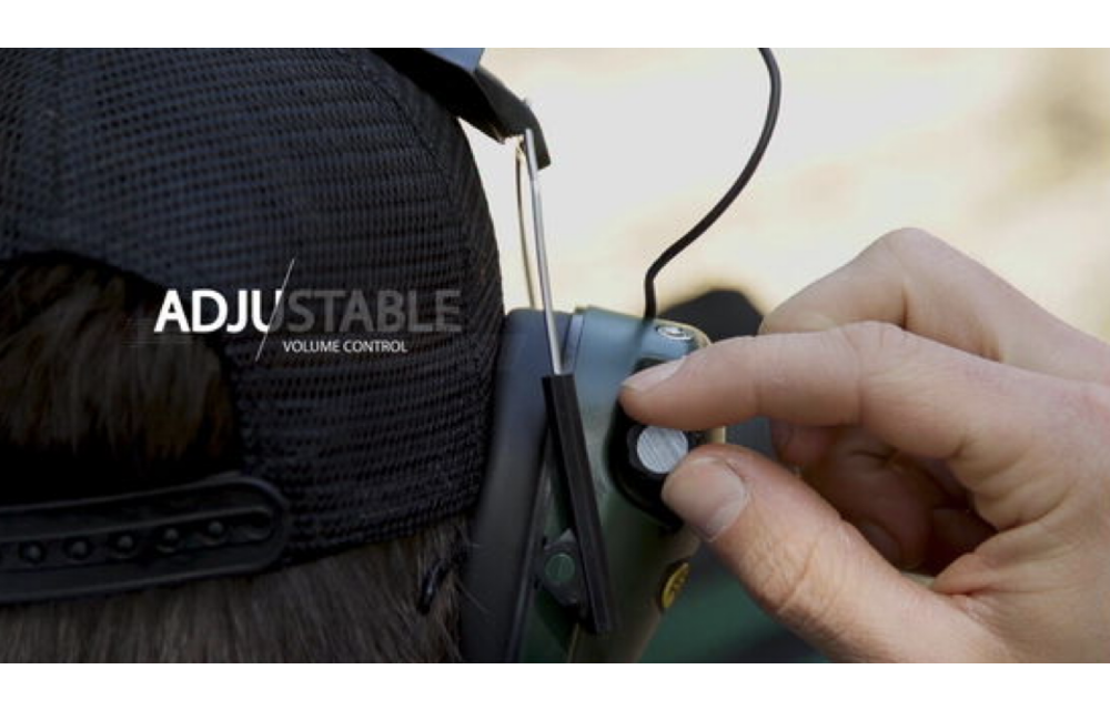 E-MAX Low Profile Electronice Hearing Protection (Olive)
