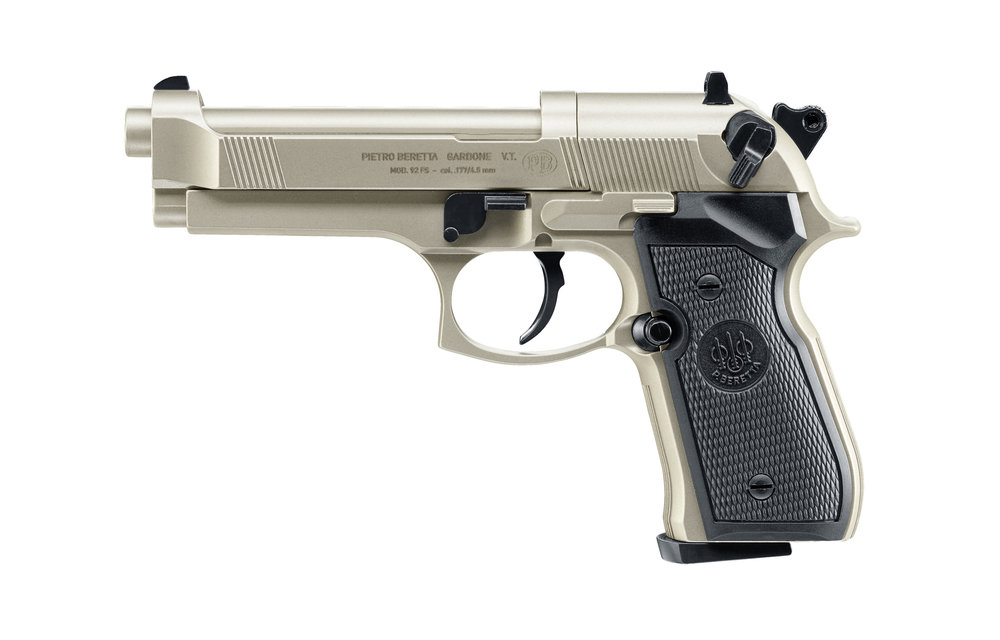 Beretta MOD. 92 FS 4.5mm Pellet Airgun (Nickel Finish)