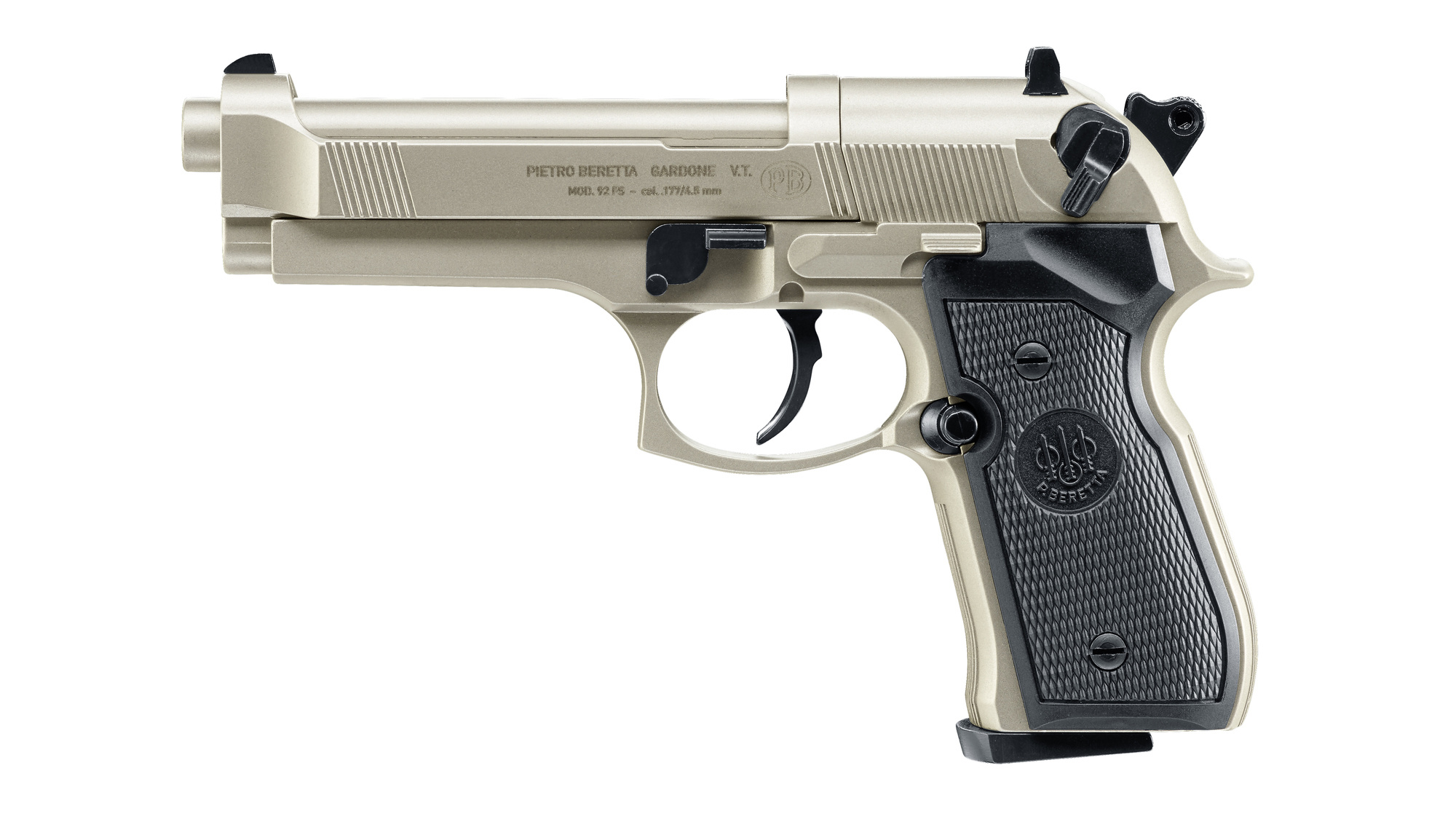 Beretta MOD. 92 FS 4.5mm Pellet Airgun (Nickel Finish)