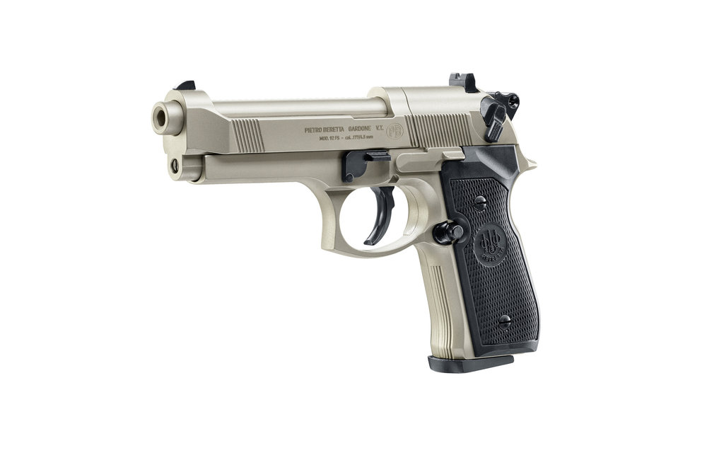 Beretta MOD. 92 FS 4.5mm Pellet Airgun (Nickel Finish)