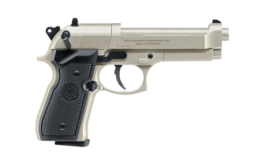 Beretta MOD. 92 FS 4.5mm Pellet Airgun (Nickel Finish)