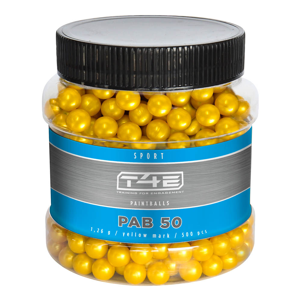 T4E .50 Sport PAB Paintball Marking 500rds (Yellow)