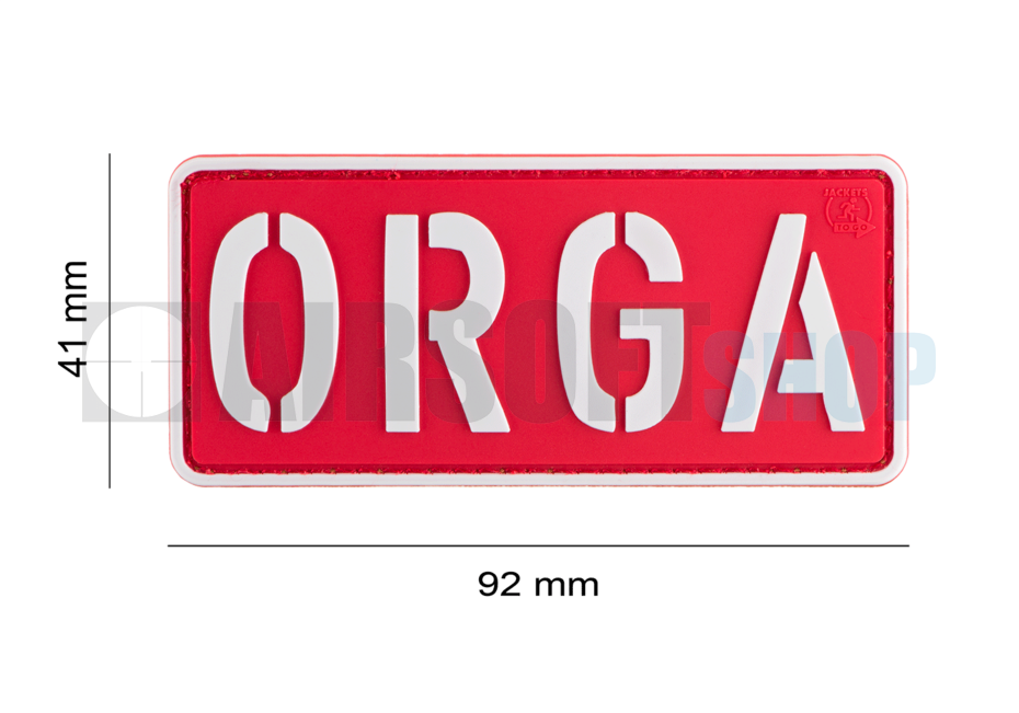 ORGA PVC Patch (Red)