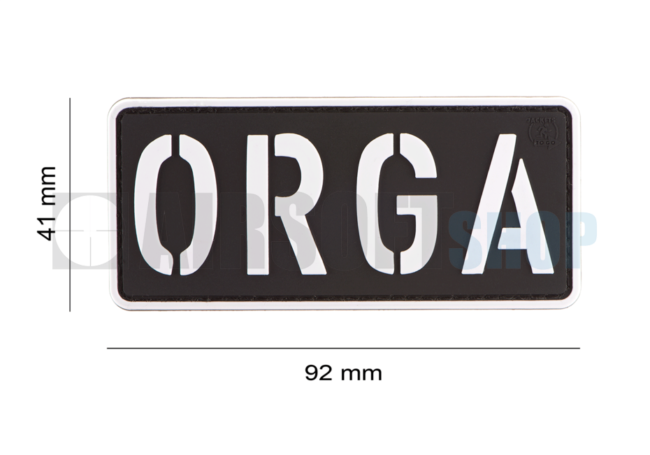 ORGA PVC Patch (black)