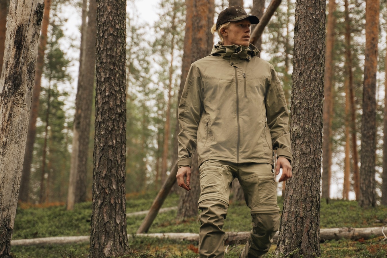 Finnveden Hybrid Jas (Licht Khaki)