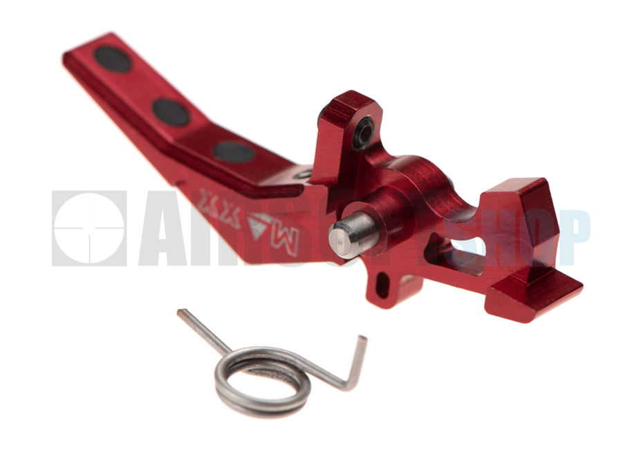 CNC Aluminum Advanced Speed Trigger (Style B) (Red)